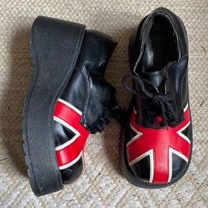 Vintage Union Jack Spice Girl Platforms